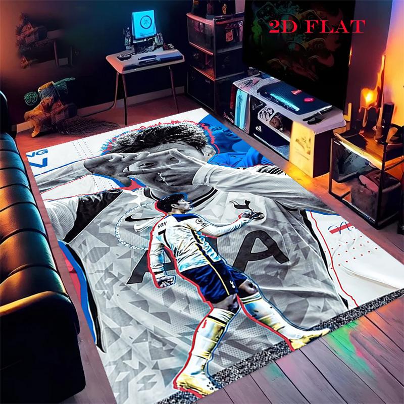 The Spurs Team Carpet Rug for Living Room Bedroom Home Sofa Decoration,Kids Play Nonslip Floor Mat