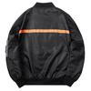 Male Bomber Jacket Men Pilot Jacket Badge Embroidery Baseball Jacket Double Sided Motorcycle Coat