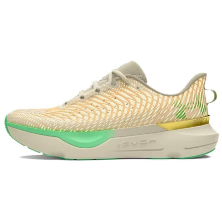 Under Armour HOVR Infinite Pro Etched In Stone Women Sneakers Cream Ivory-Dune Brownstone 3027334-100