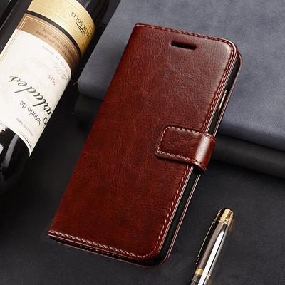 Leather Wallet Phone Case For Samsung Galaxy Xiaomi Poco Redmi Huawei Honor iPhone Shockproof Flip Stand Bracket Cover