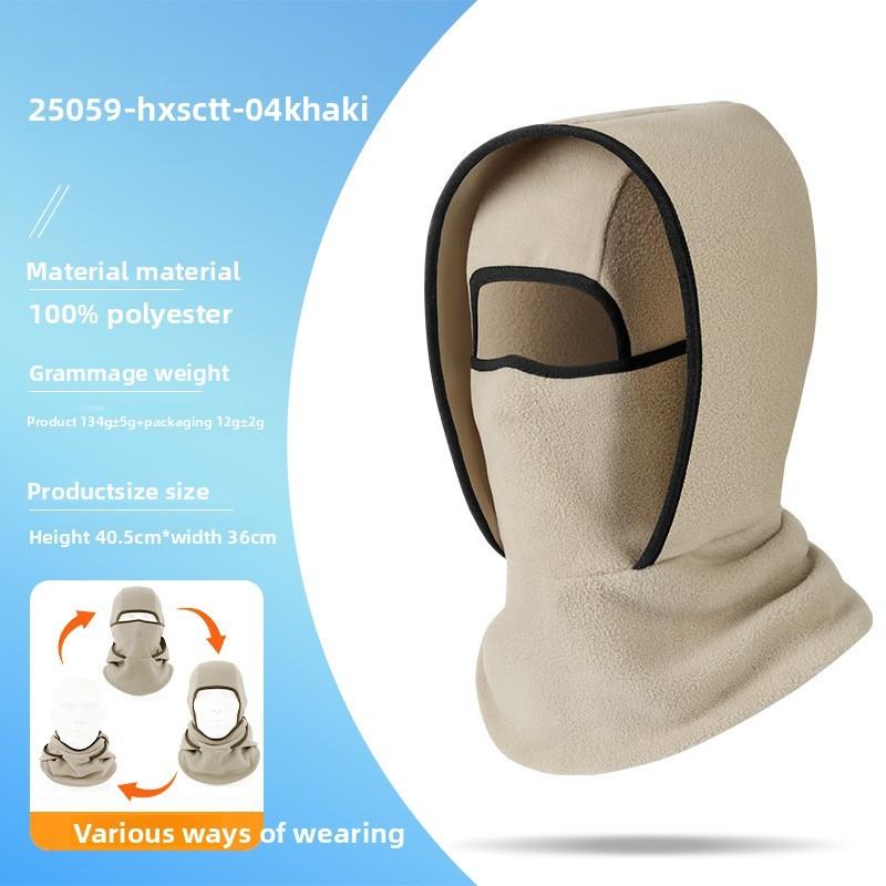 Cold Weather Cycling Mask With Double Layer Fleece For Men And Women