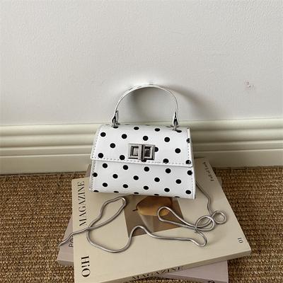 Modetrend Polka Dot Kleine Handtasche mit Hochwertiger Textur und Schickem Stil, Einzelne Schulter Crossbody-Tasche