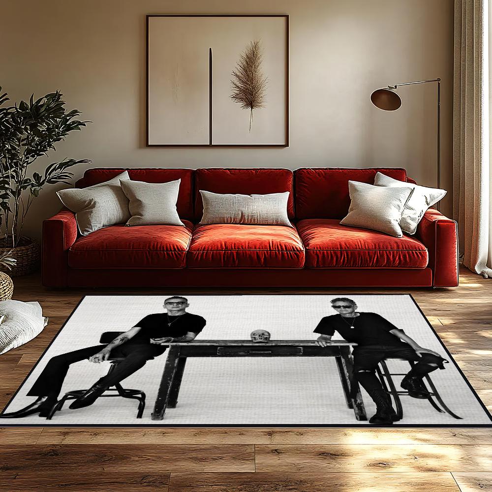 

Band D-Depeche Cool M-Mode small carpet For House Bedroom Decoration Kitchen Bath Super Absorbent Rug Carpet Foot Non-slip 40cm x 60cm