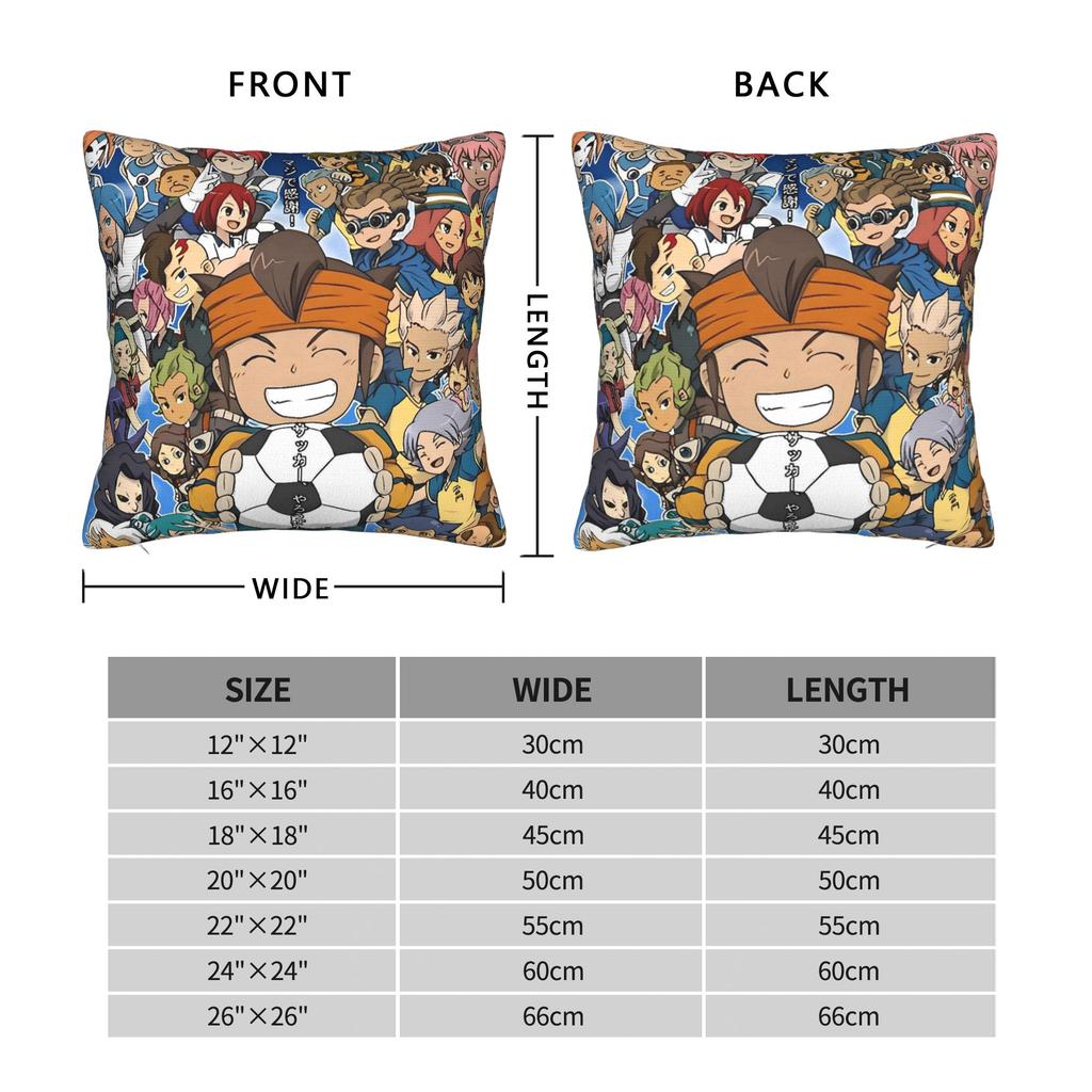 Inazuma Eleven Axel Blaz Gouenji Pillow Cover  Morden Pillow Case For Living Room Chair Soft Pillowcases Gift
