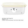 Food Storage Container Transparent No Odor Microwave Box Highly Sealed Oblong Shape Storage Vegetable Cartoon Printing Food