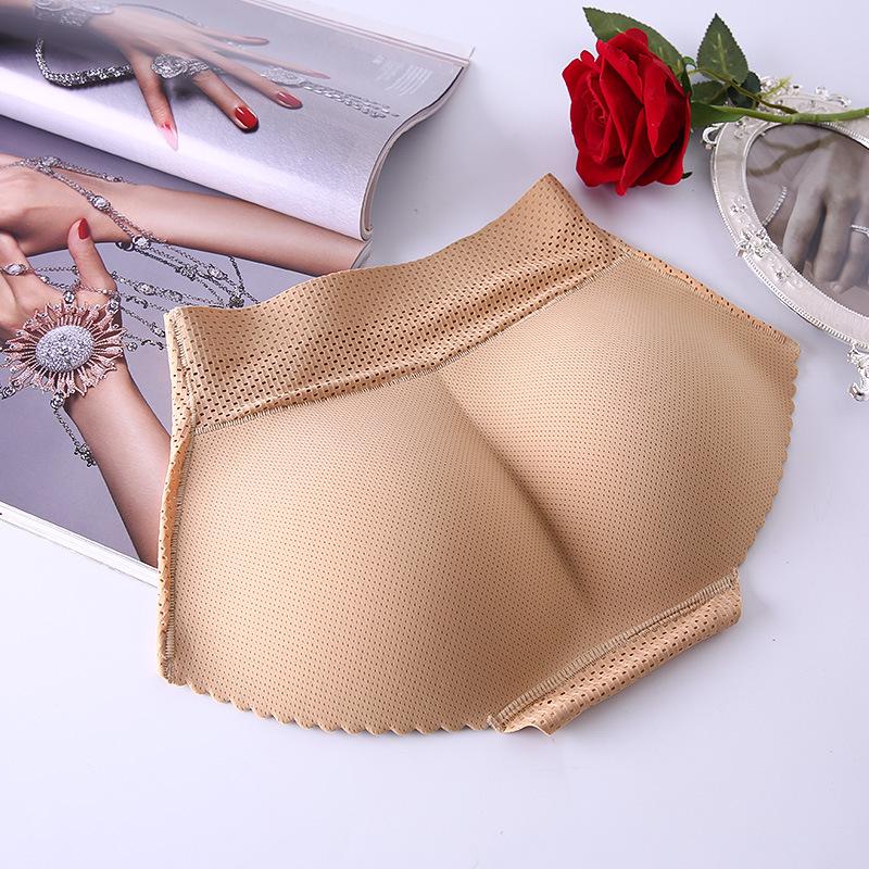High-Waist Seamless Padded Buttocks Enhancer with Breathable Abdomen Support for Women