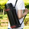 3-Liter Vacuum Insulated Stainless Steel Water Bottle with Cup, Thermos Flask, Large Capacity, Keeps Drinks Hot or Cold, Direct Drinking, Outdoor Use,
