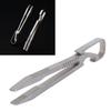 Small Tweezer Professional Ti Alloy Mini Keychain Tweezer EDC Tweezer Bottle Opener for Camping Travel Outdoor