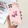 For Samsung Galaxy M22 M32 Case SM-M225F SM-M325F Cover Cute Cat Flower Soft Slim Bumper For Samsung M32 4G M 32 M 22 F22 Fundas