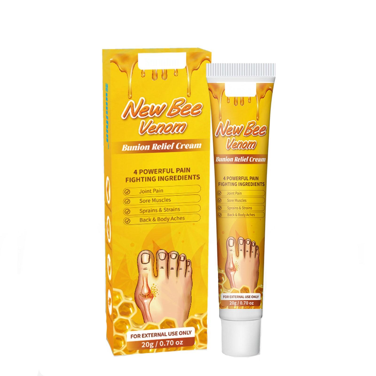 

Пластырь Bee Bunion Health Cream Крем для массажа суставов Увлажняющий крем для суставов One Size белый