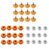 12pcs Artificial Pumpkin Realistic Artificial Vegetable Simulation Pumpkin Photography Props for Display Kitchen Party