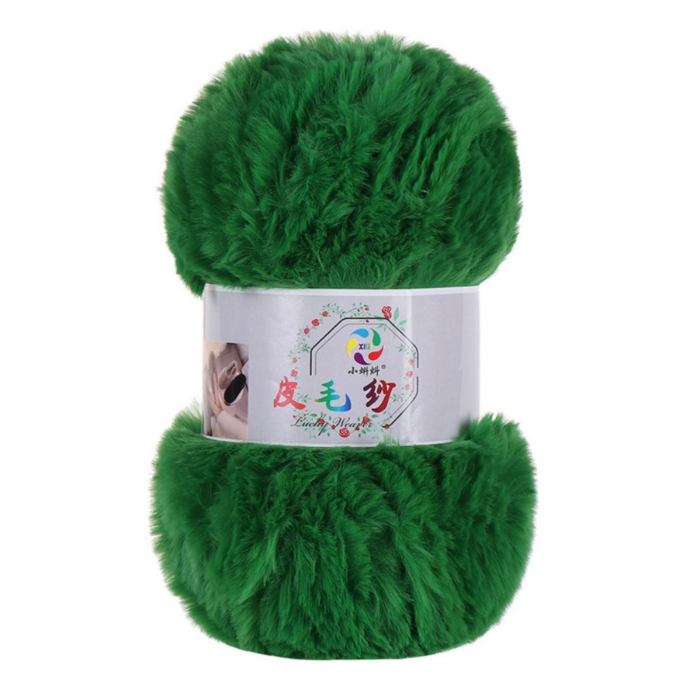 100G/Ball Imitation Mink Wool Yarn Faux Fur Yarn Cashmere Hand Knitting Crochet Sweater Thread Clothes Scarf Fluffy Mink Yarn