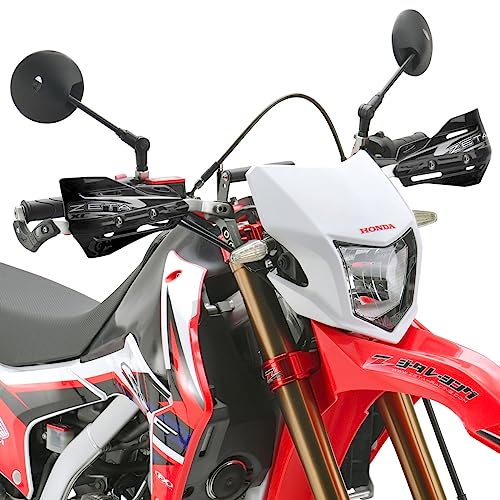 ZETA RACING XC Protector Black, compatible with the Armor Hand Guard Series, provides protection from mud, flying stones, and branches for Motocross,