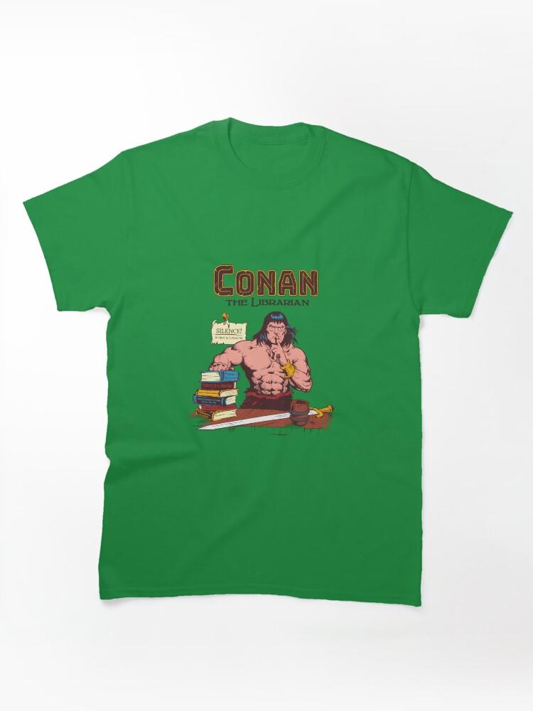 Conan the Barbarian Conan The Librarian Colored Classic Unisex T-Shirt