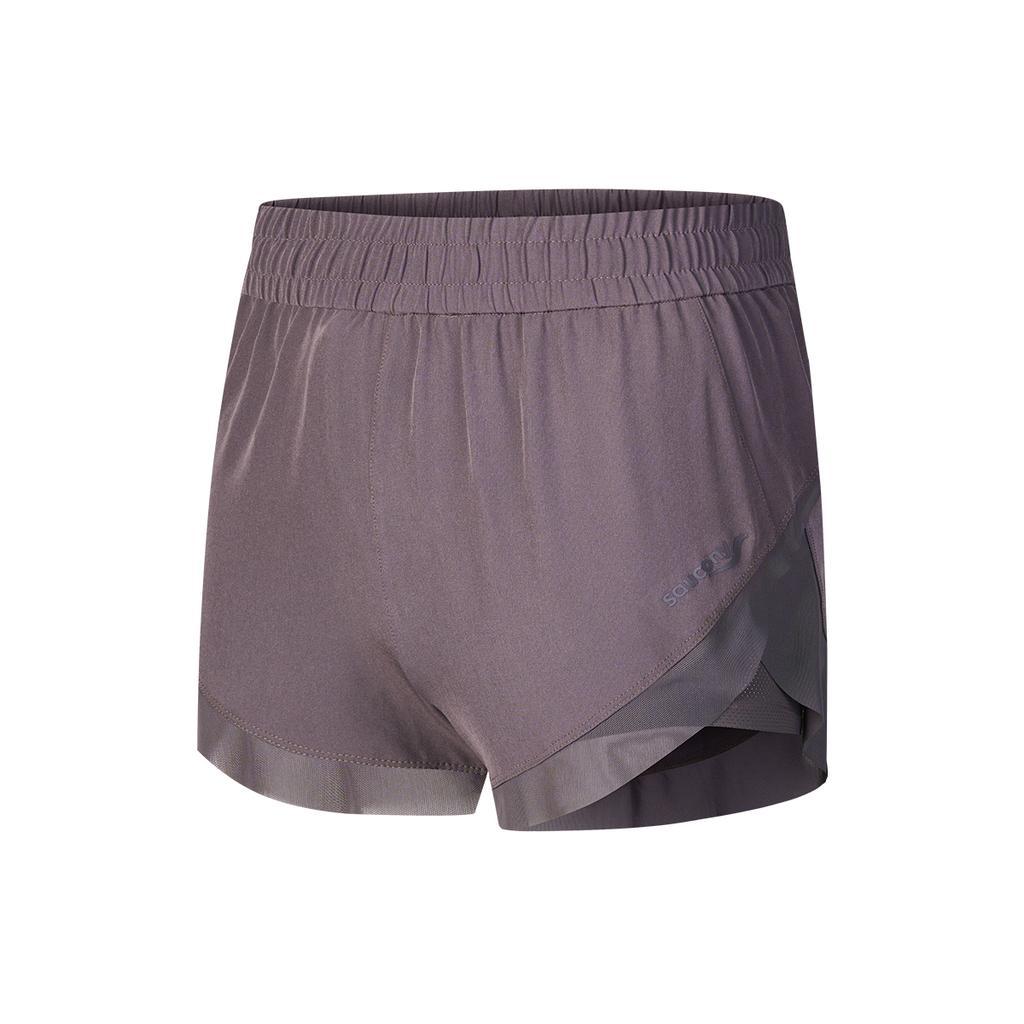 Saucony Urban Lifestyle Series Logo Letter Comfortable Woven Casual Shorts Women shorts SO1259HP41L-CO071
