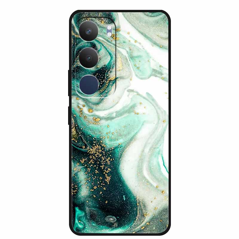 Luxury Phone Case For Vivo Y19s Pro 4G Soft TPU Silicone Back Case For Vivo Y29 5G Y 29 19s Marble Patterns Cover Bumper Funda
