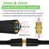 Pressure Flexible Washer Hose Super 10m32ft 3200 Psi Kink Resistant Power Washer Hose 14 Carwash Extension Hose M22pin 1415