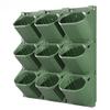 Vertical Three-dimensional Greening Plant Wall Multi Layer Planting Box Wall Mounted Plastic Flower Trough Planting Flower Pots