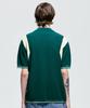 SSY Varsity Summer Half Knit Zip-Up Green