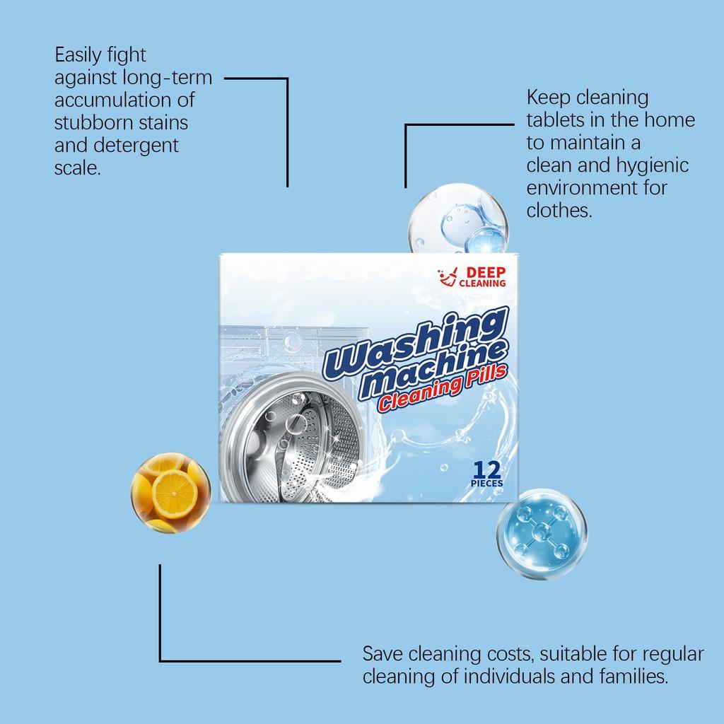 Effective Safe Washing Machine Cleaner Tablets; Washing Machine Cleaning Tablets; Efficient Washing Machine Cleaning Tablets