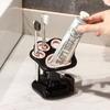 Cat Paw Shape Ceramic Toothbrush Holder Cute No Punching Toothbrush Holder Base Makeup Brush Storage Bathroom Accessories Tool