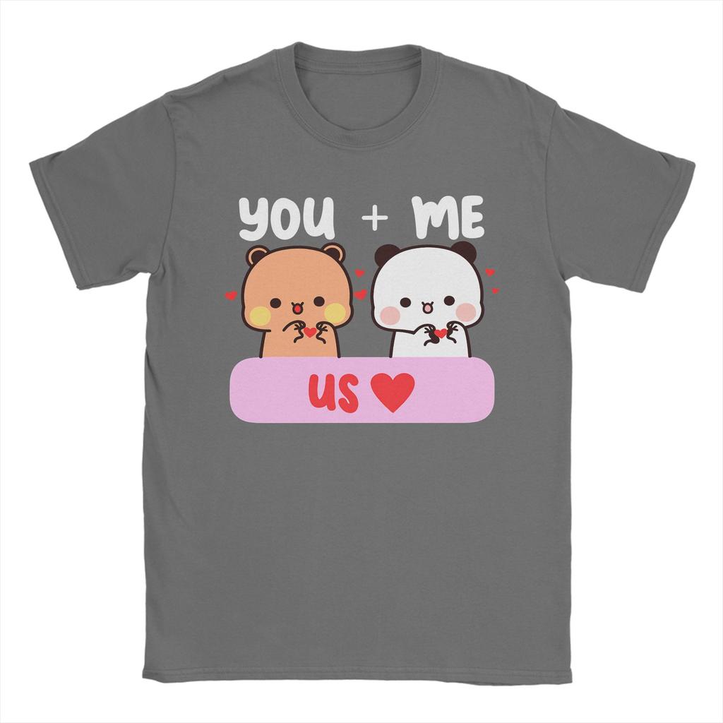 Dudu Bubu Love You And Me Makes US Cotton TShirt For Mens Summer O Neck Hippie Tee Shirt Plus Size Wholesale Tops
