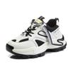 Leather dad shoes spring 2025 new platform casual running sports shoes women's height increase versatile shallow mouth women's shoes