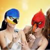 Vtáčia maska Halloweensky kostým Dospelí Muži Ženy Cosplay Maska Prevodlek Párty Maska na hornú polovicu tváre na Cosplay Fotografické rekvizity