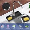 Kitchen Sink Anti-spray and Drain Water Retaining Pad Silicone Faucet Splashproof Pad Bathroom Kitchen Accessories
