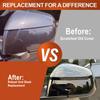 2pcs Side Rearview Mirror Cap Wing Mirror Cover Sticker Trim for Tesla Model Y Juniper 2025-2026 Left Hand Drive