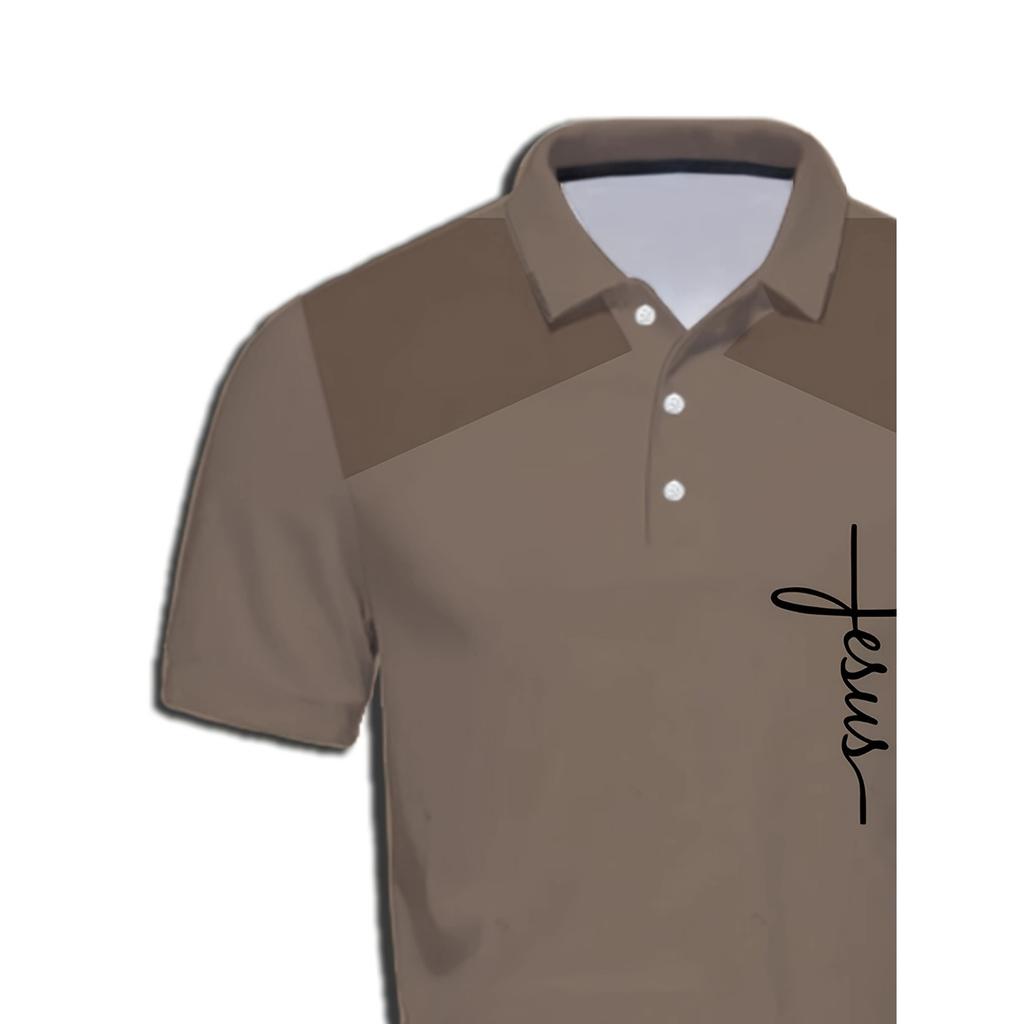 short-sleeved POLO shirt for summer 2026 features a casual fashionable and comfortable 3D