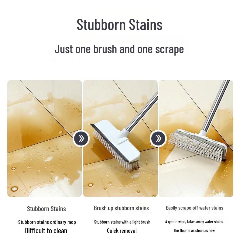 SPACEXPERT Long Handle Bathroom Floor and Crevice Cleaning Brush