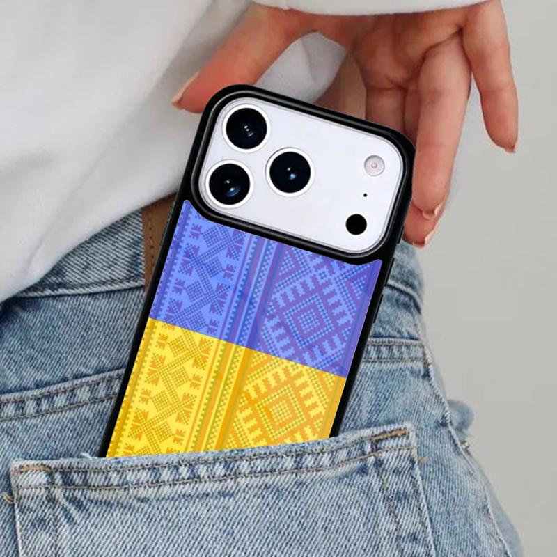 U-krainian flag design logo Phone Case for iPhone 17ProMax 12 13 14 15 16e 17 Pro Max Plus Air Cover