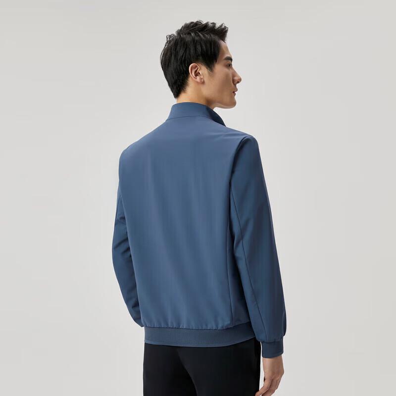 

K-Boxing Men s Easy-Care Stand Collar Short Business Casual Jacket BKDT1304 XL