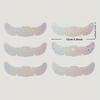 5/10pcs Shiny Freckle Stickers, Rainbow Heart-shaped Star-pattern Temporary Stickers for Makeup Decoration
