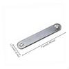 Frame Connector Bracket, Metal Corner Plate, sturdy Fixing, Furniture Repair Silver 1 1.5x4.6cm