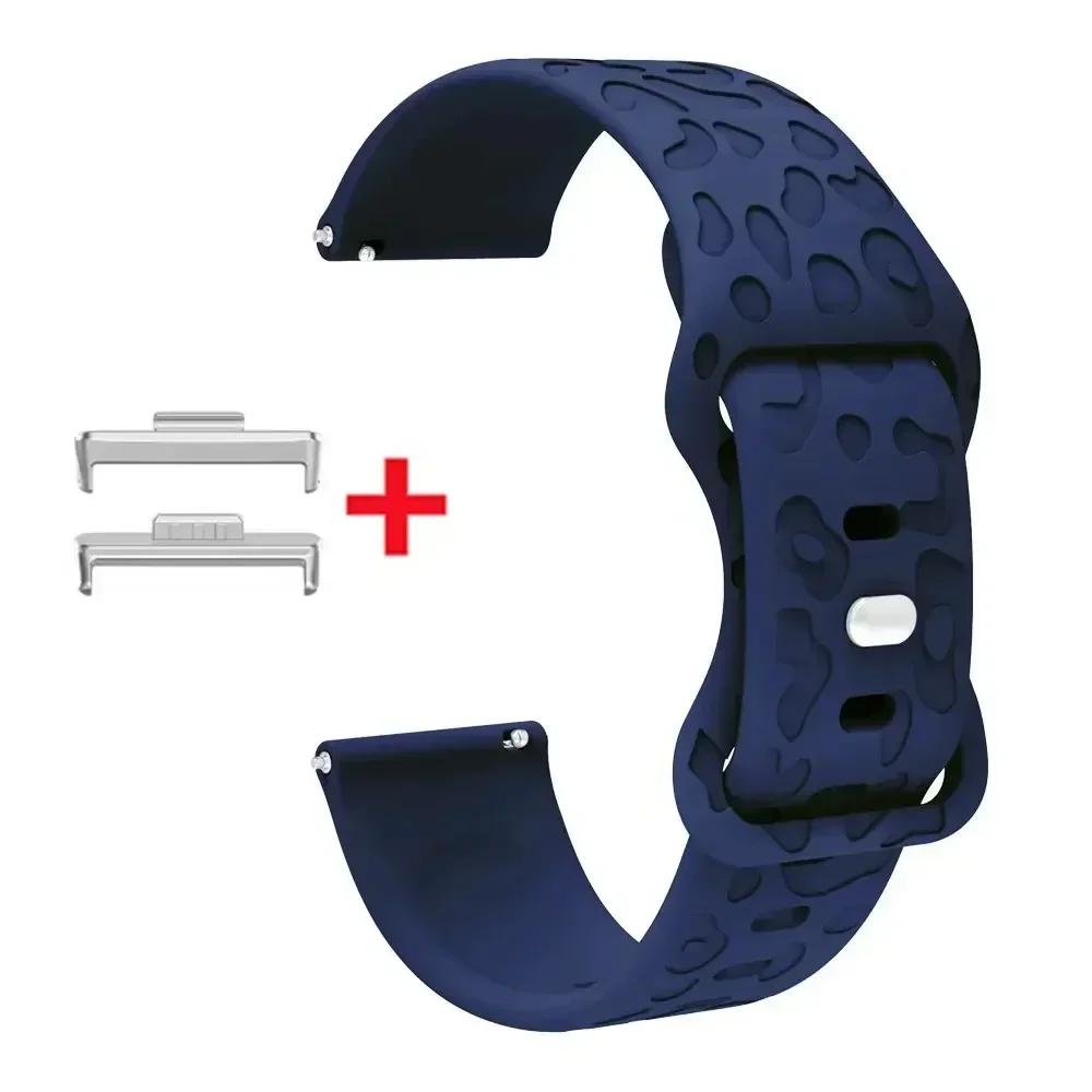 Für Huawei Watch Fit 4/3 Armband Leopardenmuster-Riemen Für Huawei Fit 4 pro Silikon Graviertes Band Armband Austauschbares Uhrenarmband