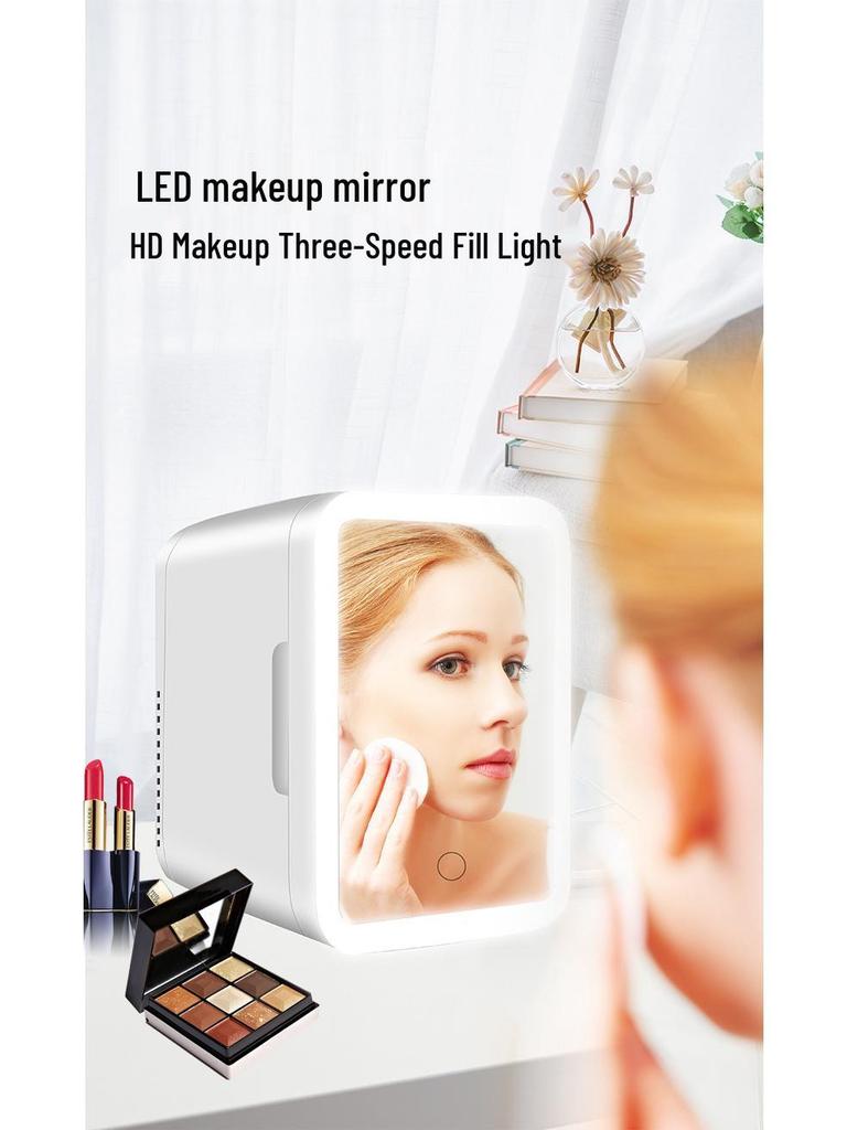 Portable 4L Mini Refrigerator for Skincare, Masks, and Drinks