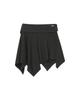MISEKI SEOUL Unbalanced Flow Mini Skirt Black