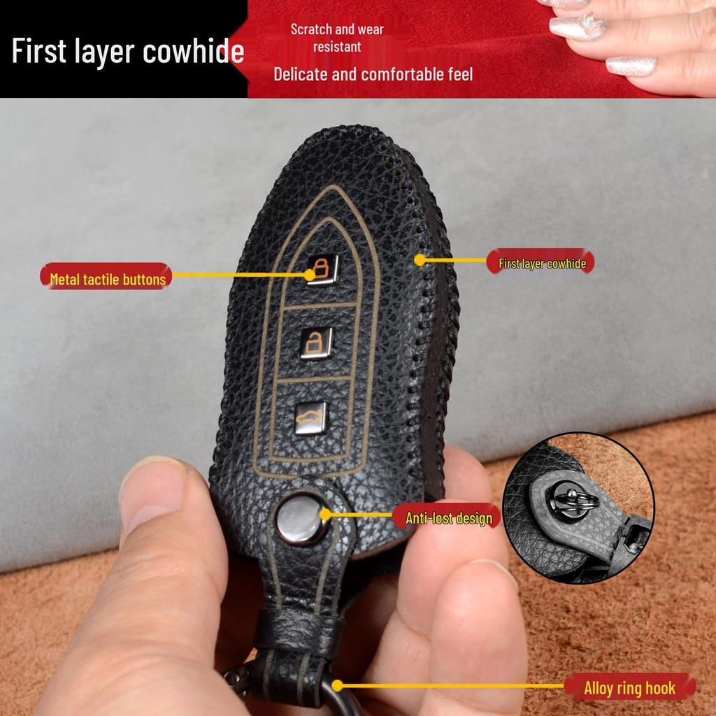 Zotye T600/Damai X5/X7, T700, T300/SR9, SR7, Z700, Z500 Genuine Leather Car Key Cover