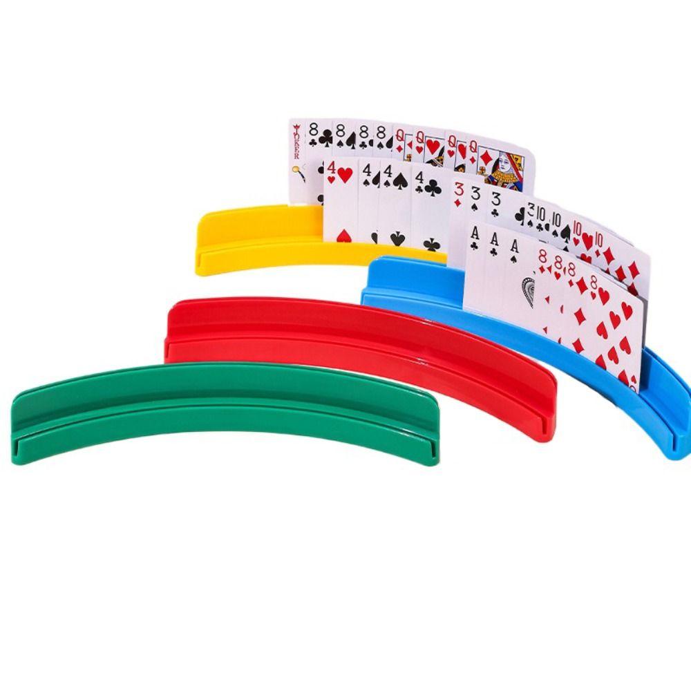 Expandable Playing Cards Holders Two-Layer Hands Free Card Holder  Board Game Accessories