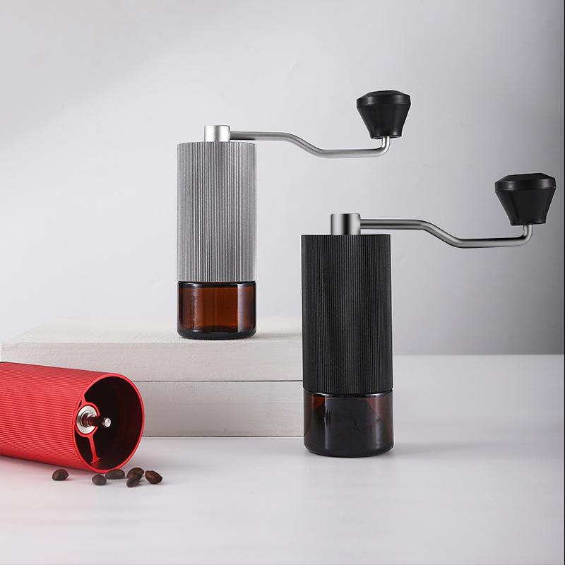 Portable Manual Coffee Grinder with Stainless Steel Core
