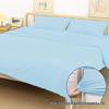 Set di biancheria da letto usa e getta portatile da viaggio: Lenzuolo Matrimoniale Spesso, Anti-Sporco e Copripiumino Colorato.