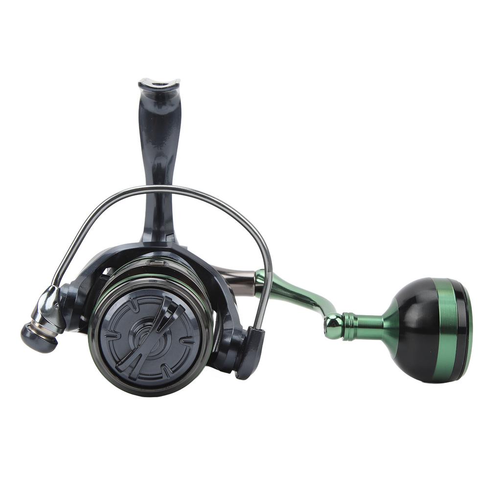 Metal HFA3000 Spinning Reel 13+1BB 5.2:1 Gear Ratio Spinning Fishing Reel with Shallow Line Cup Screw In Rocker Arm
