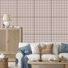 Wallpaper Fabric Pattern Beige and Light Gray for Living Room and Bedroom 50x1000