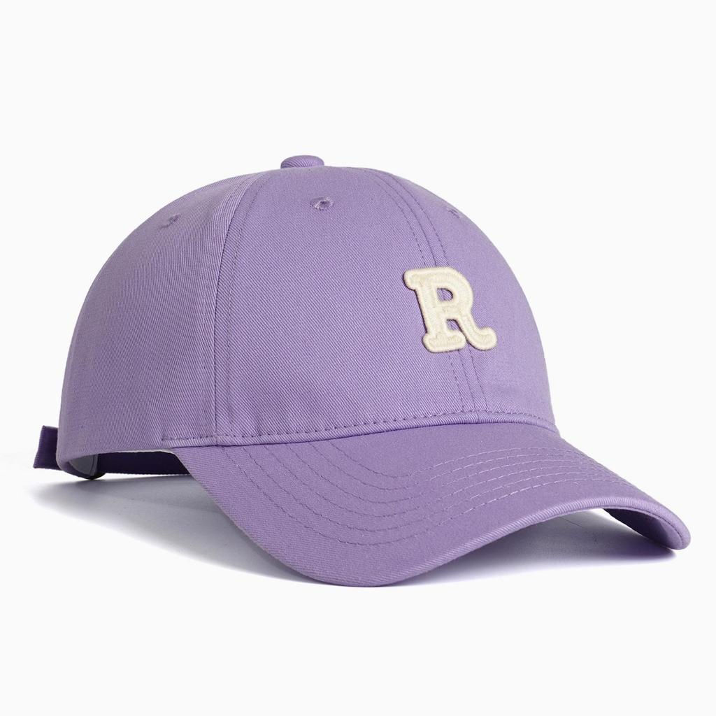 Korean Style Women's Duckbill Sun Visor: Fashionable, Versatile, Small Face Curved Brim with 'R' Letter Design.