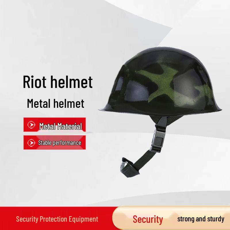 Camouflage Metal Security Helmet