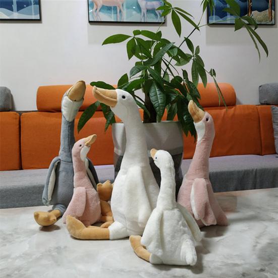40/50/60cm Sleeping Accompany Adorable Exquisite Long Neck Cute Goose Soft Throw Pillow Plush Doll