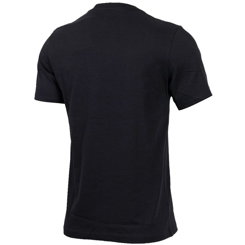 Converse T Shirts Men's Black Crew Neck Moderate 10008089-A01