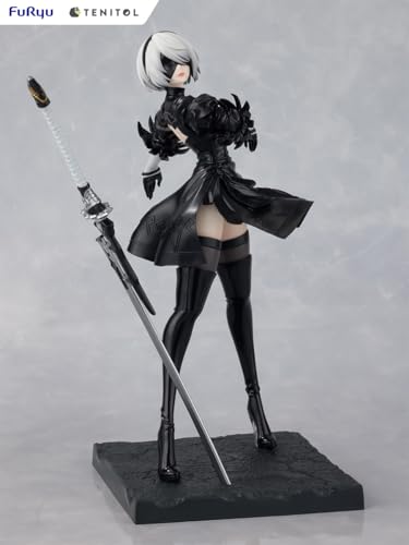 Furyu "NieR:Automata Ver. 1.1a" TENITOL 2B (YoRHa No. 2 Type B) Non-scale ATBC-PVC Pre-painted Complete Figure (AMU-TNL0101) Approximately 220mm Tall